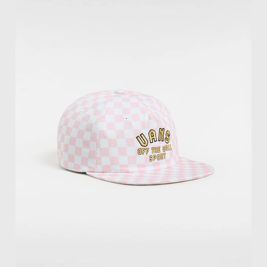 Cappellino Vans check rosa da bambino