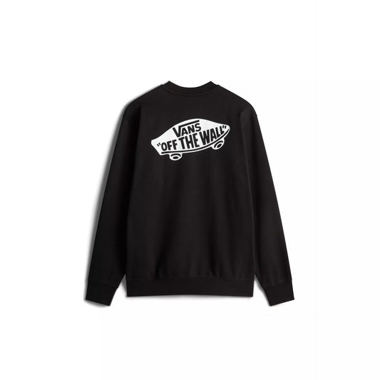 Felpa Style 76 girocollo nero