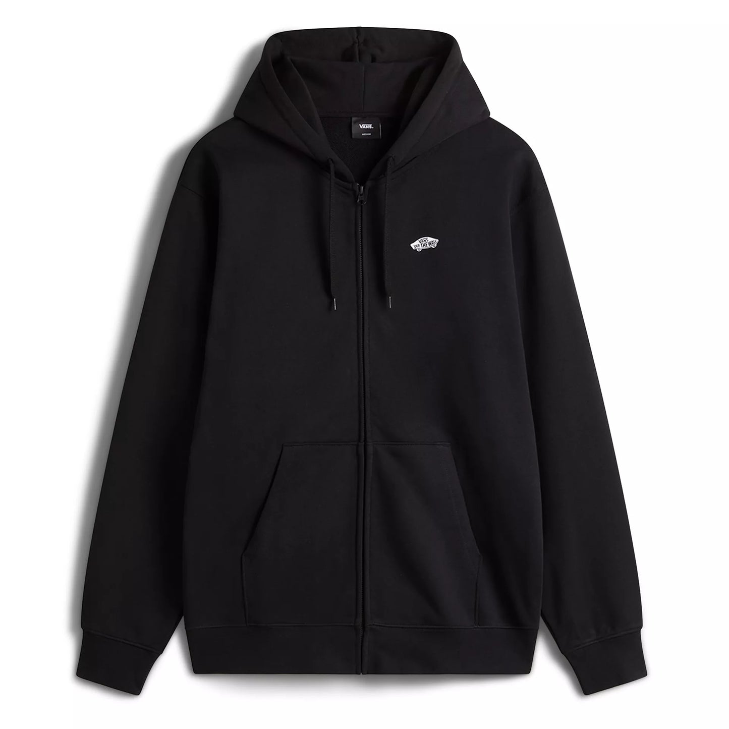 Felpa Style 76 full zip con cappuccio nero
