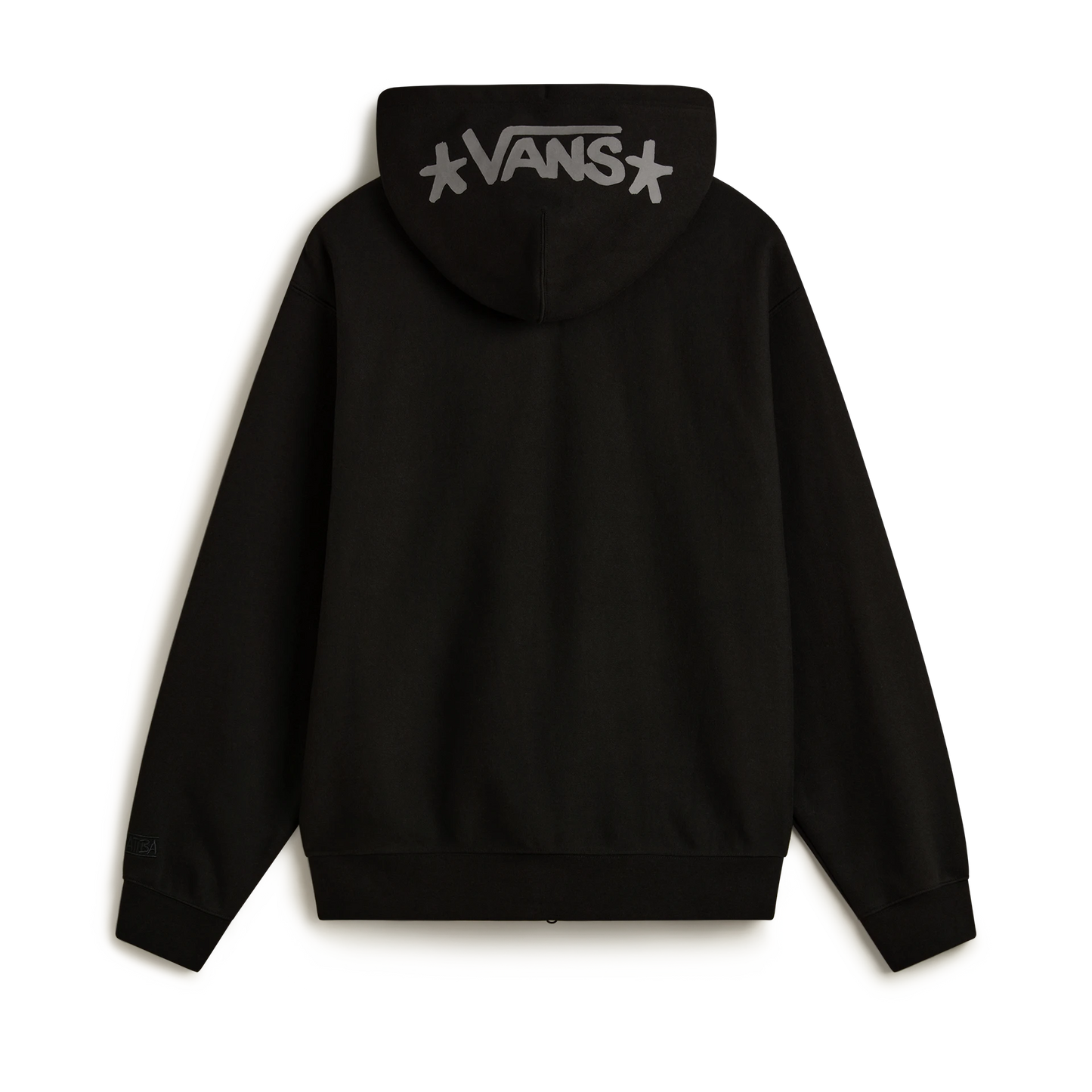 Felpa Atiba full zip con cappuccio nero