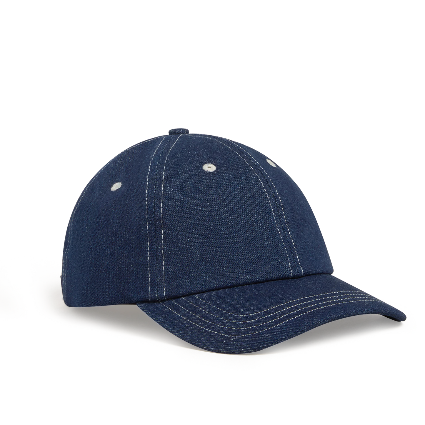 Cappellino Classic script in denim