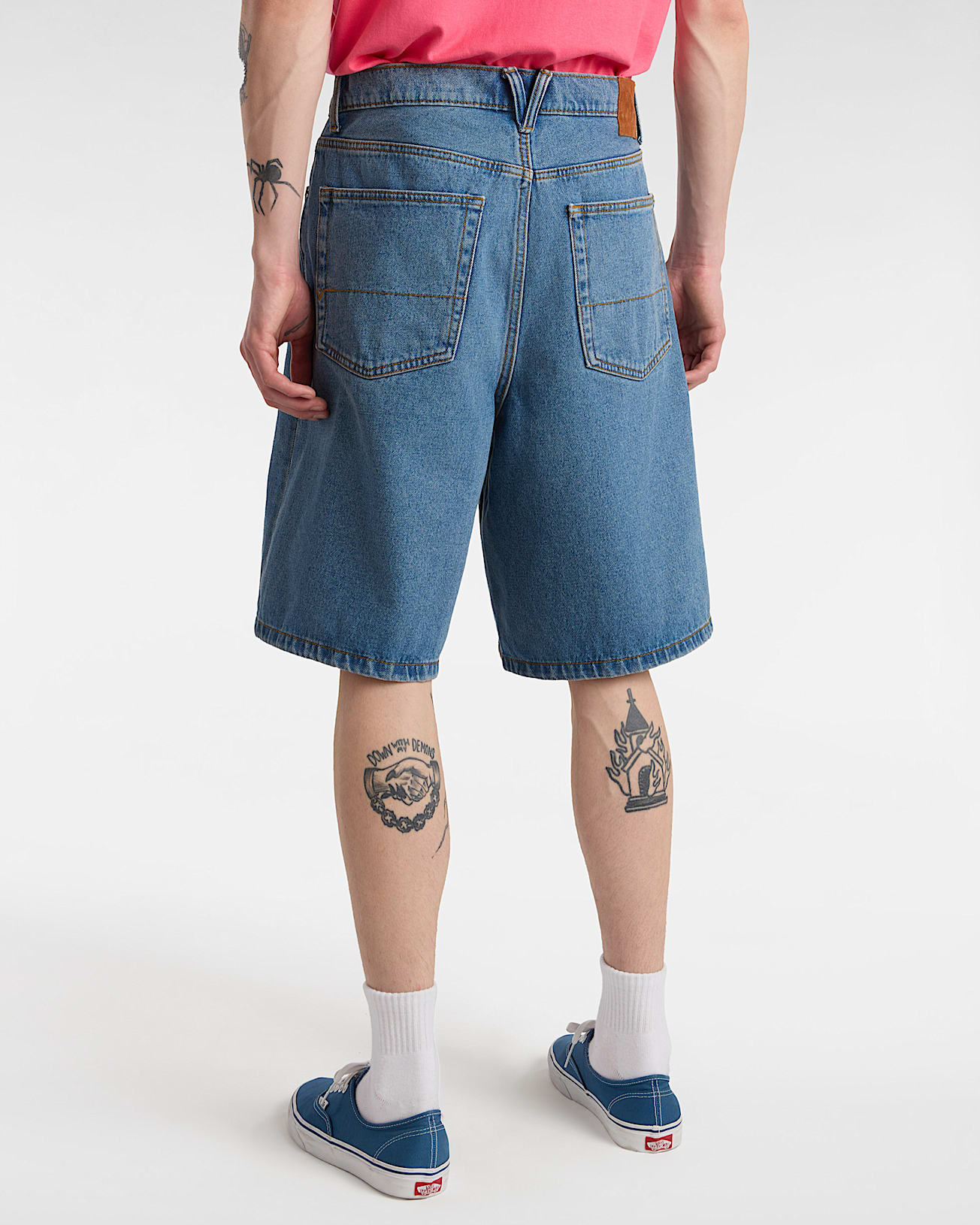 Pantaloncini Check-5 denim chiaro