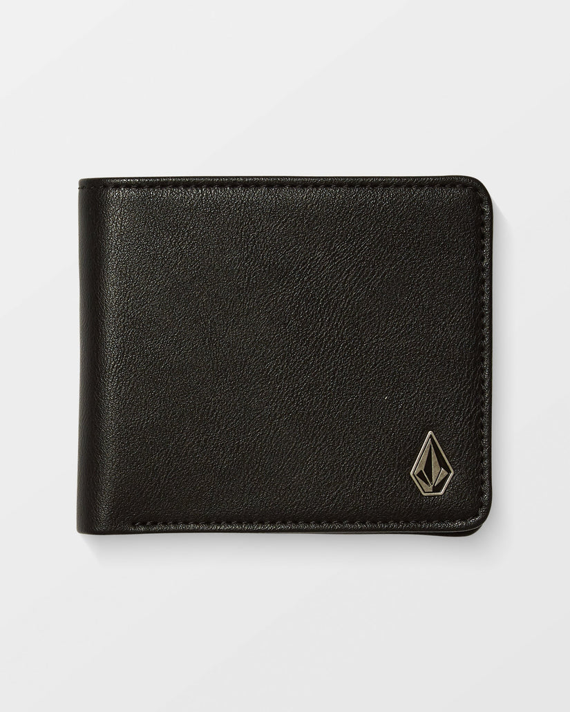 Portafoglio Slim Stone Volcom nero