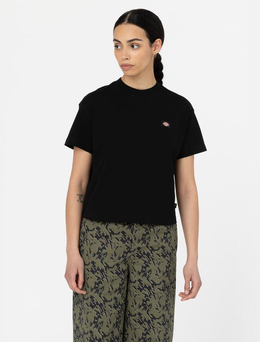T-Shirt Oakport crop nero