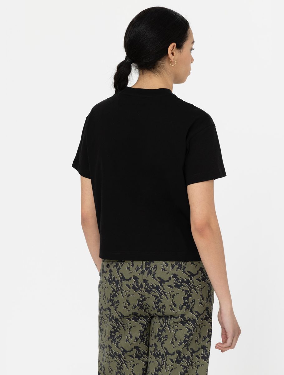 T-Shirt Oakport crop nero