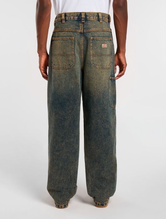 Jeans Madison denim slavato giallo