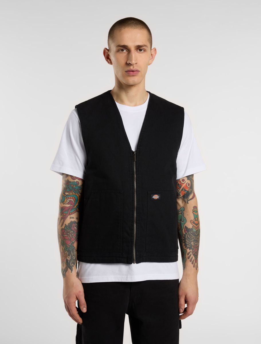Gilet Duck canvas summer nero