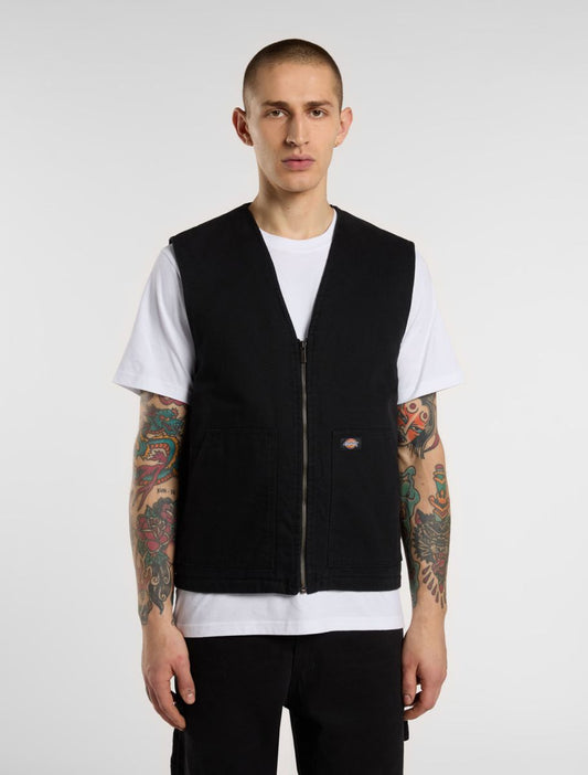 Gilet Duck canvas summer nero