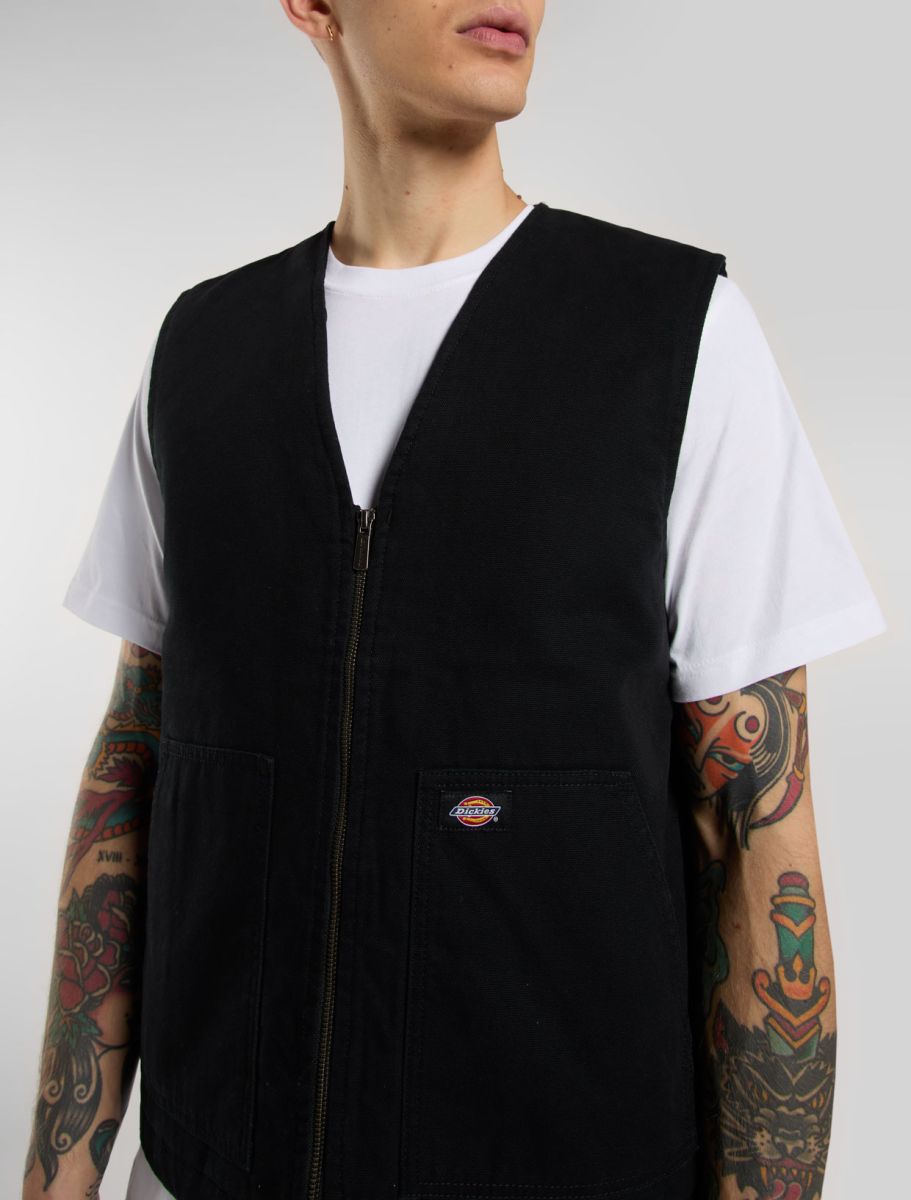 Gilet Duck canvas summer nero