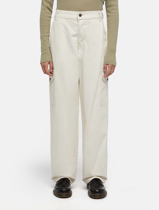 Pantalone Cargo Canvas bianco