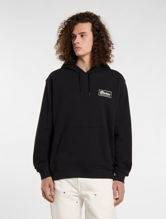 Felpa Lewistown con cappuccio nero