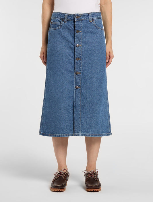 Gonna Midi lunga in denim