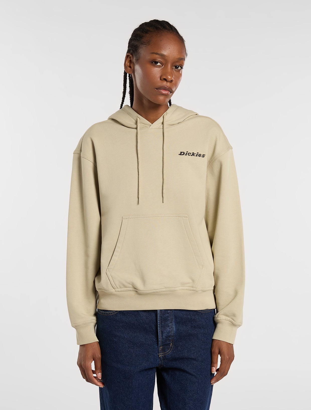 Felpa Loretto con cappuccio khaki
