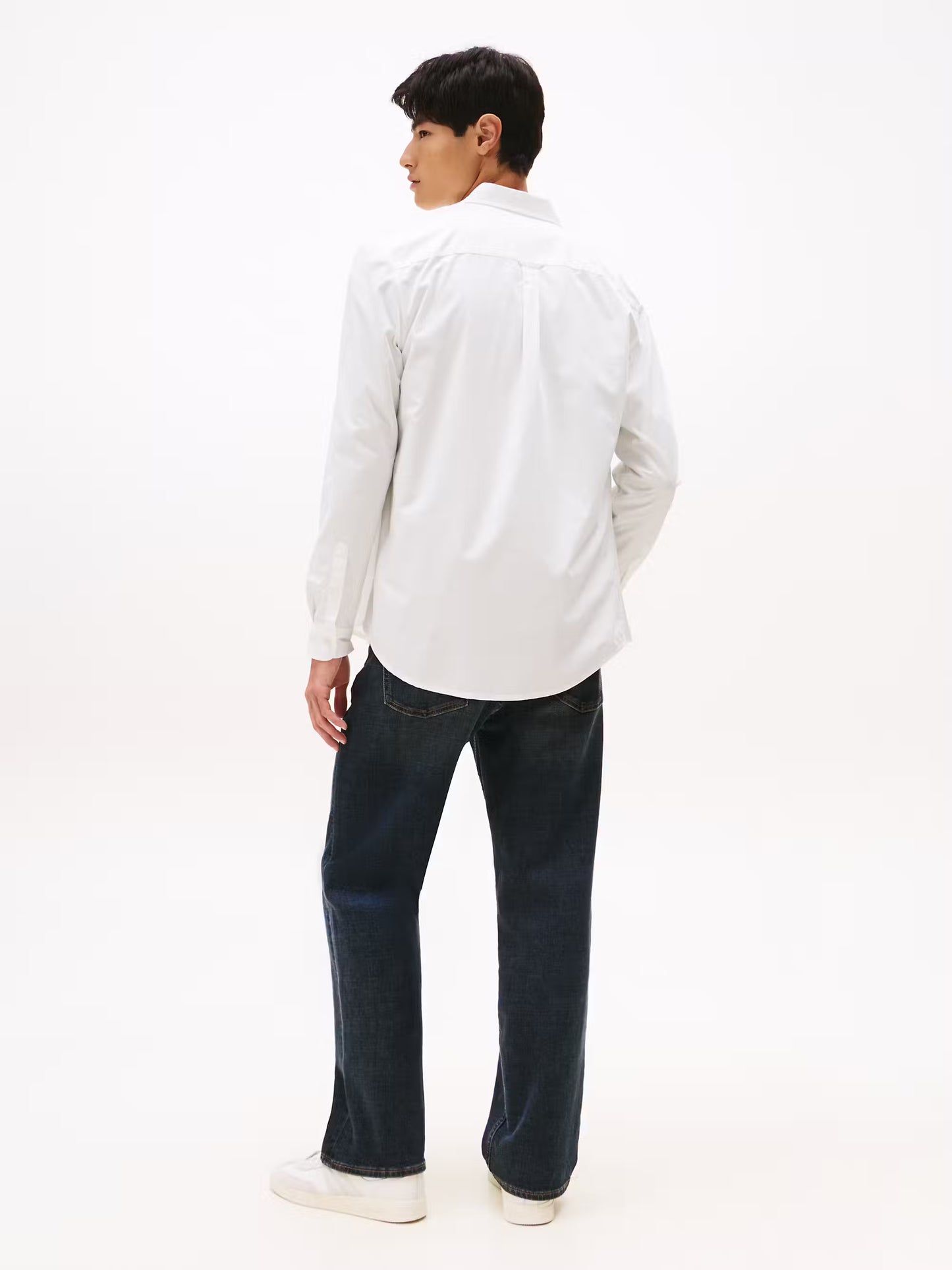 Camicia regular fit poplin bianco