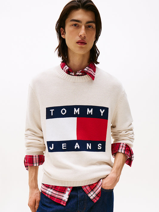 Pullover Tommy Jeans panna