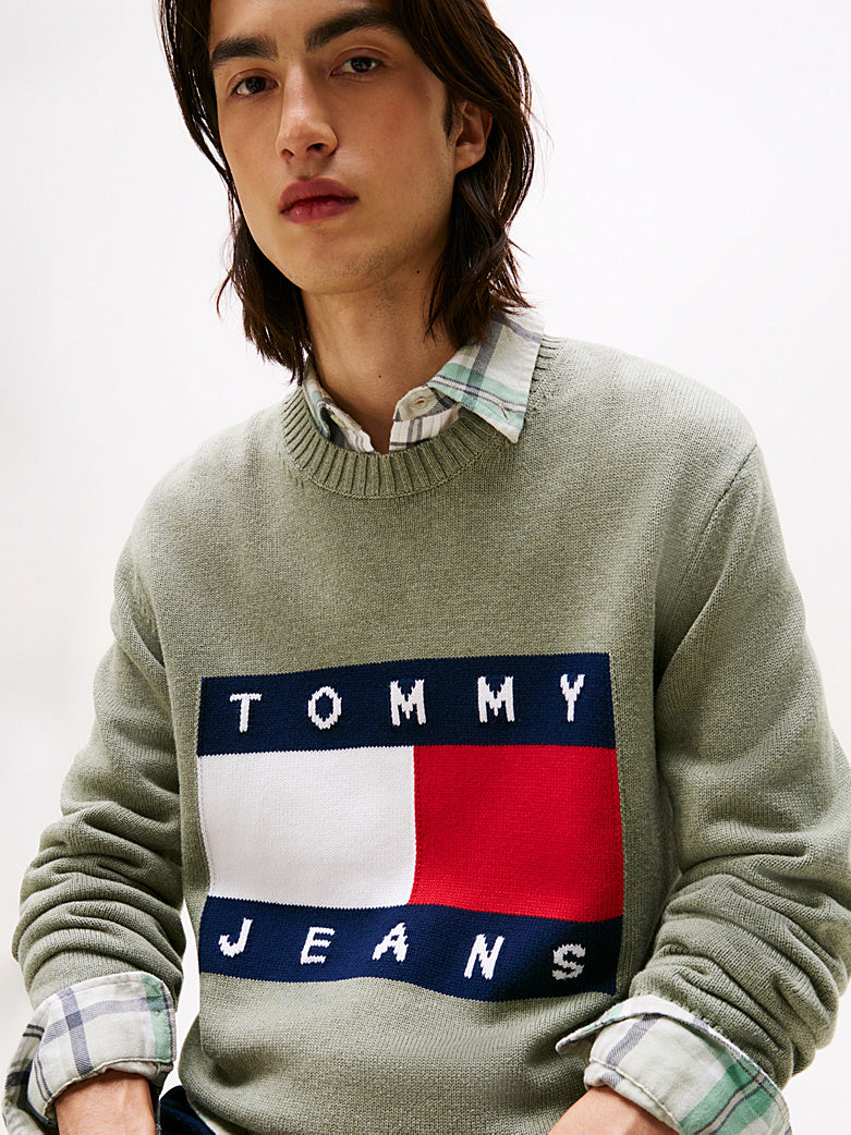 Pullover Tommy Jeans verde