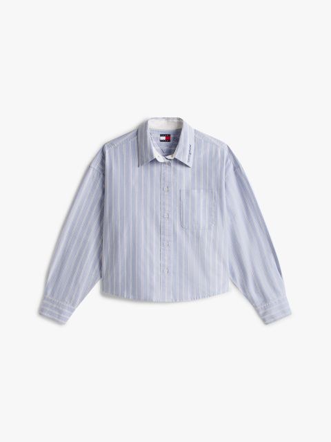 Camicia Okford crop a righe