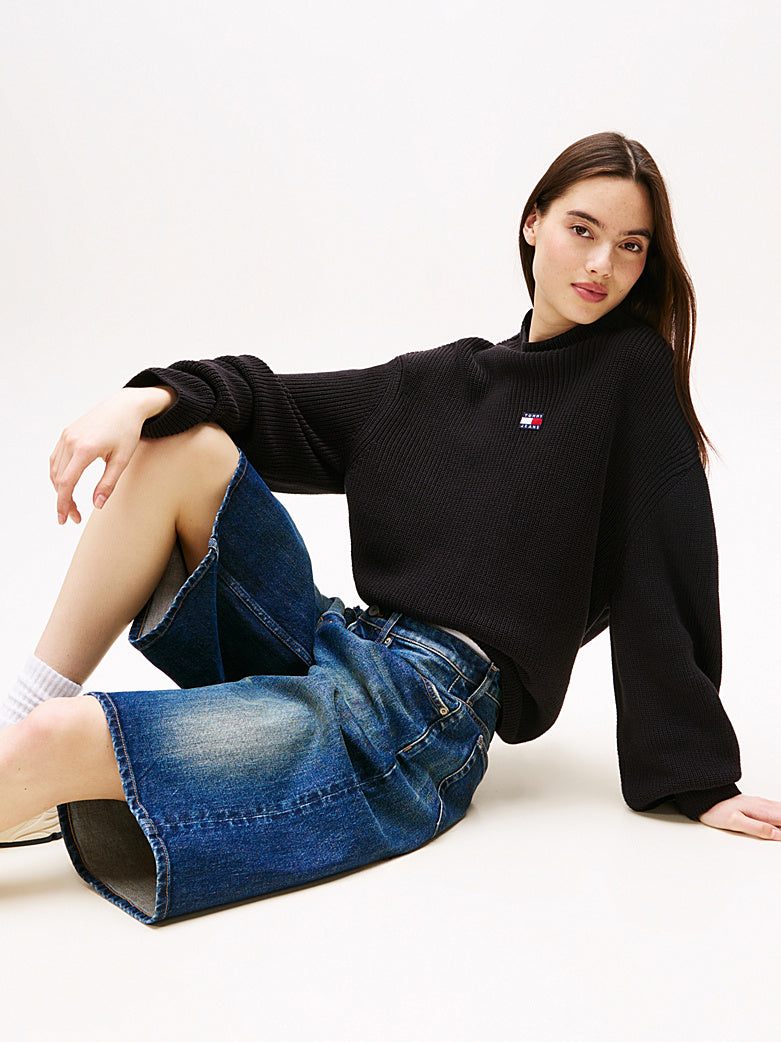 Pullover Tommy Jeans nero