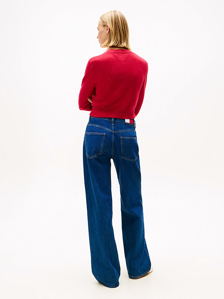 Pullover Tommy Jeans rosso