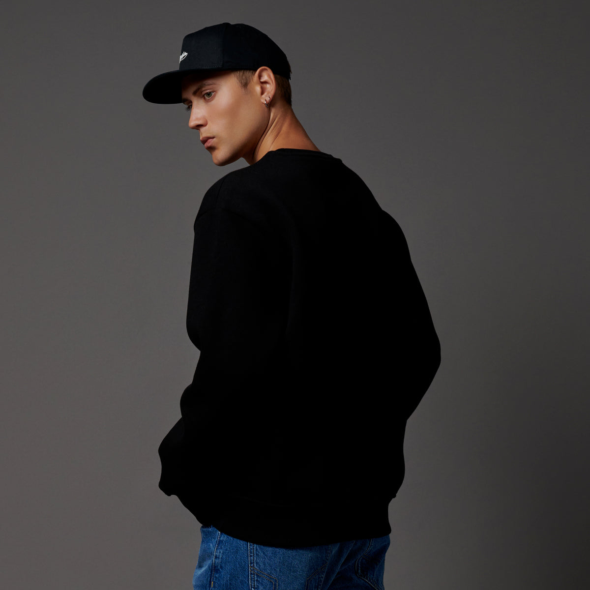 Felpa Dollynoire girocollo nero