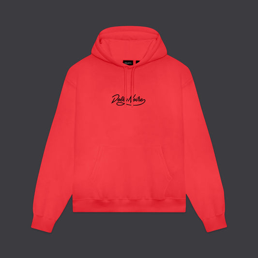 Felpa Dollynoire con cappuccio rosso