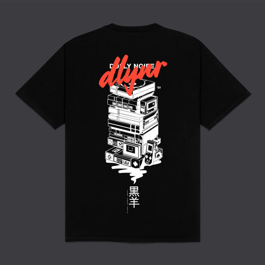 T-Shirt Yokai console nero