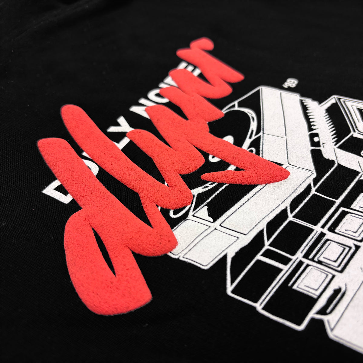 Felpa Yokai Console con cappuccio nero