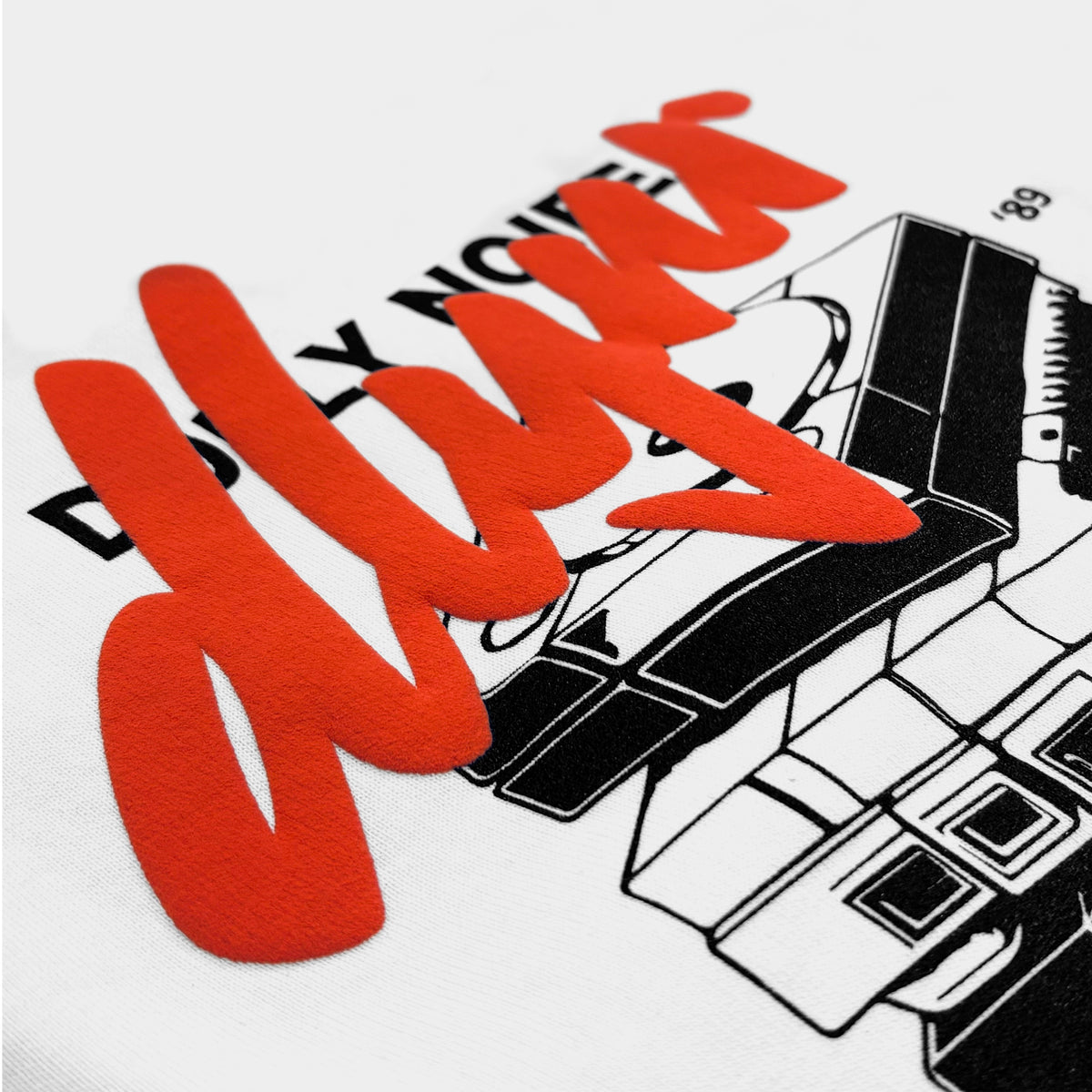 Felpa Yokai Console con cappuccio bianco