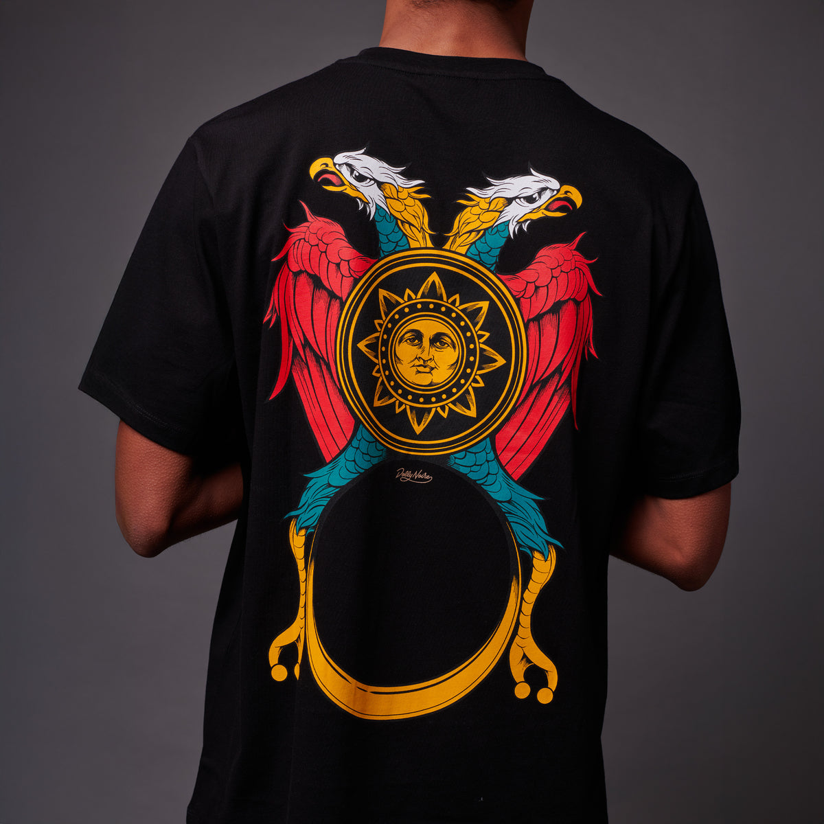 T-Shirt Asso di denari nero