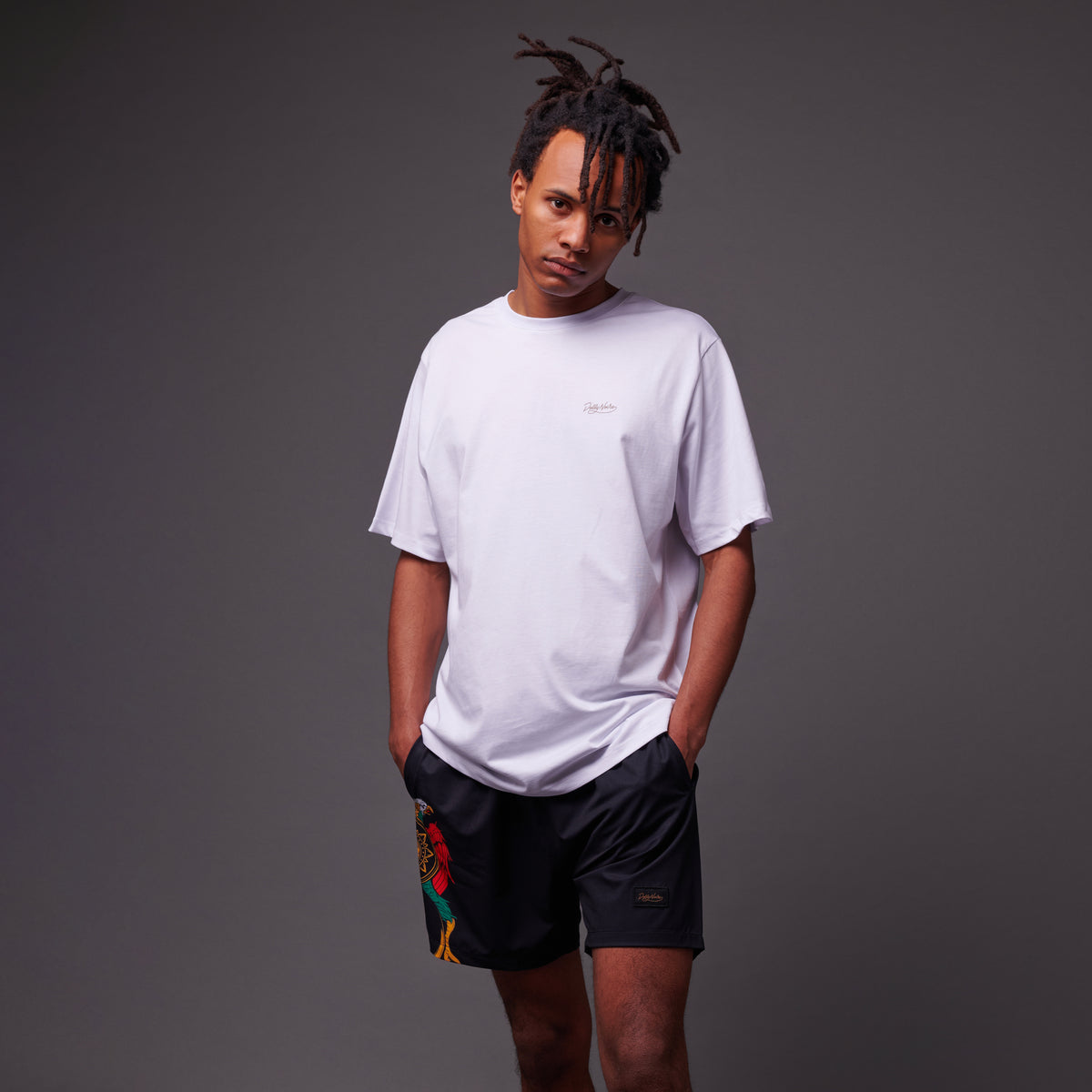 T-Shirt Asso di denari bianco