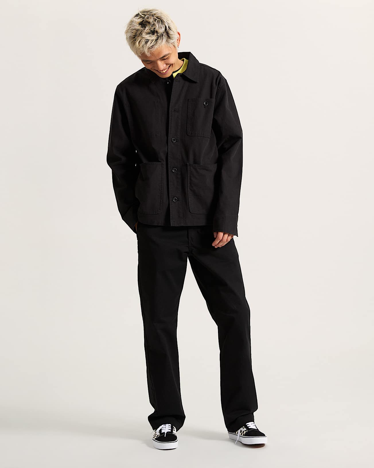 Giacca Drill chore nero