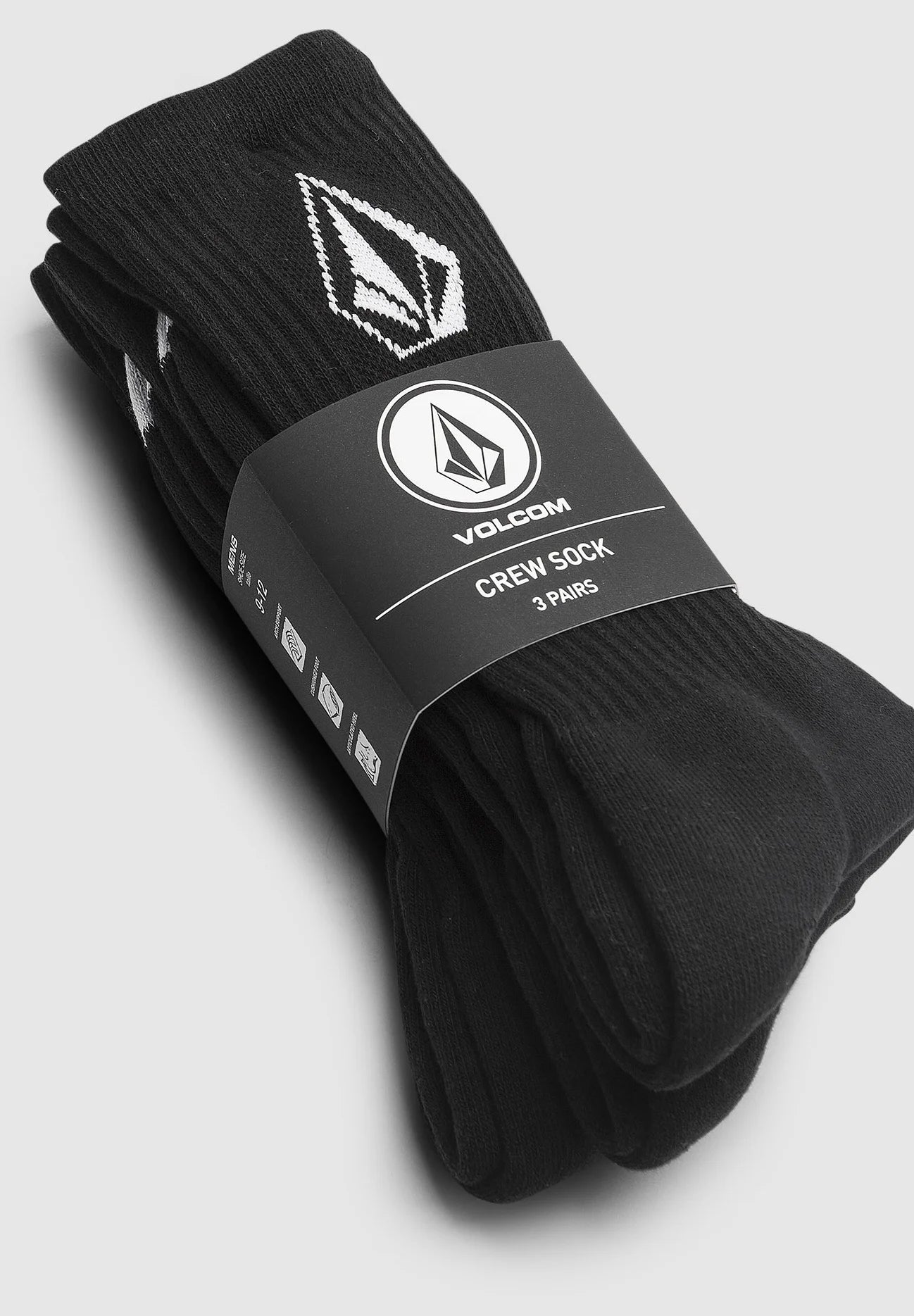 Calze Volcom nero - 3 paia