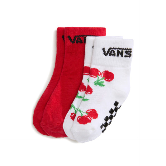 Calze Vans rosso/ciliegia da noenato - 2 paia