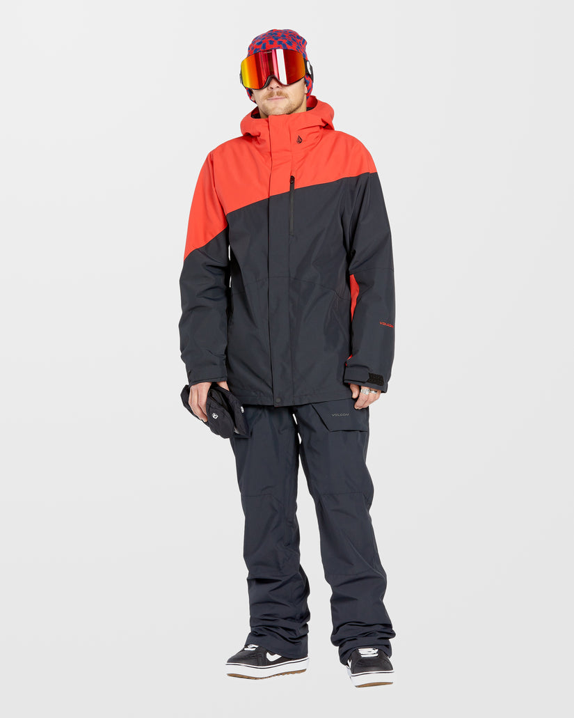 Giacca Primry da snowboard rosso/nero