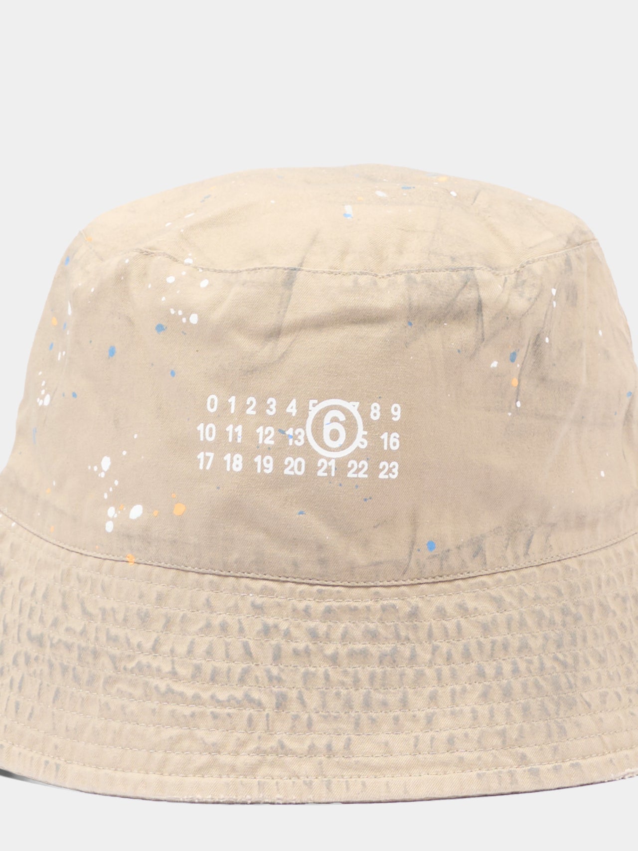 Cappellino Cloche MM6 sabbia
