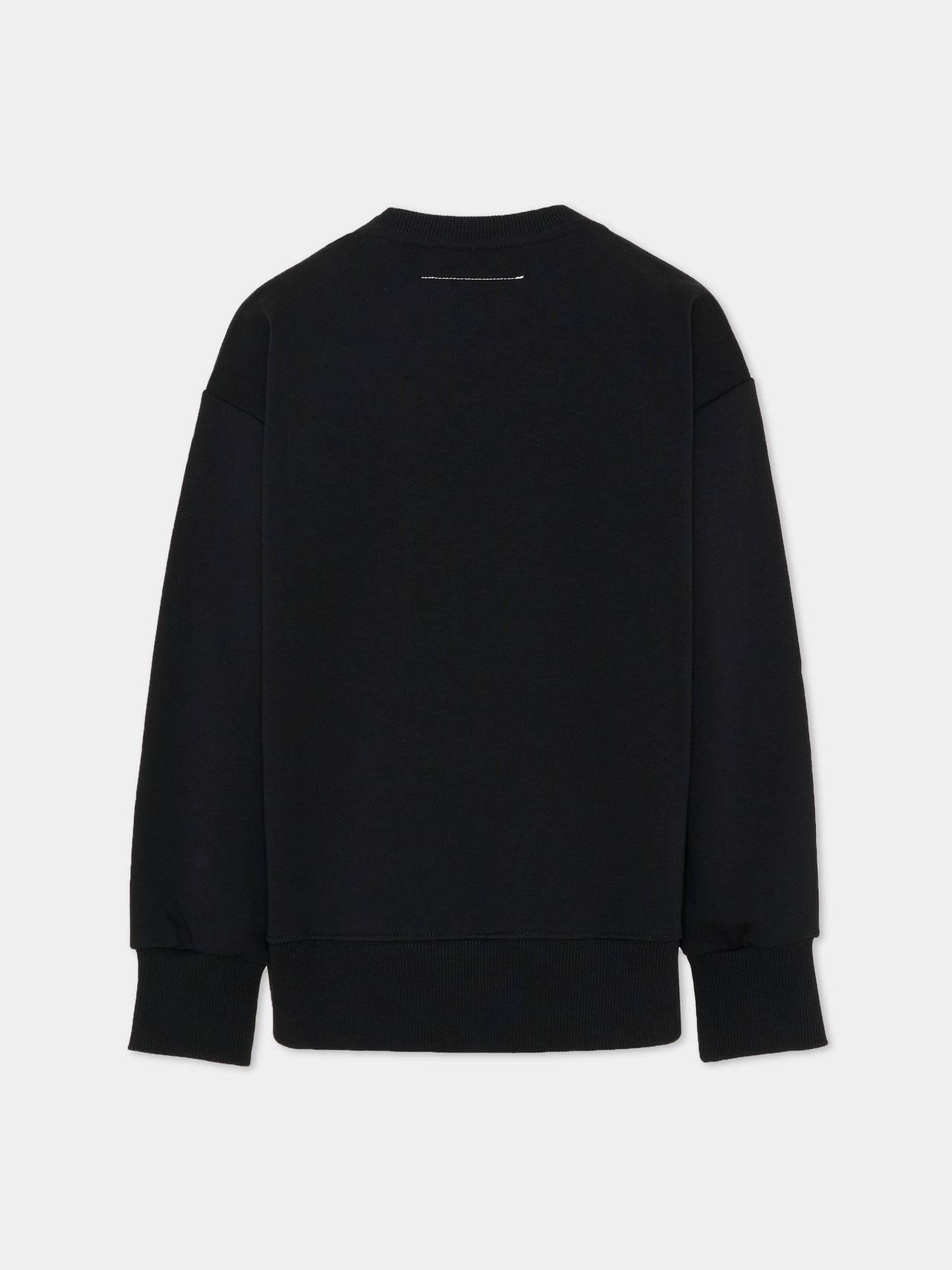 Felpa Maison Margiela girocollo nero - 8/16 ANNI