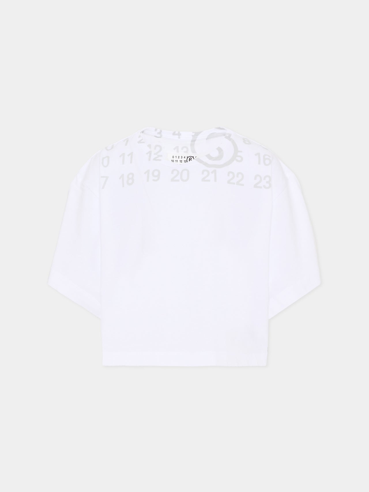 T-Shirt  Maison Margiela crop bianco - 8/16 ANNI