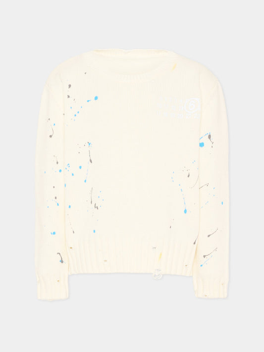 Maglioncino Maison Margiela panna - 12/16 ANNI