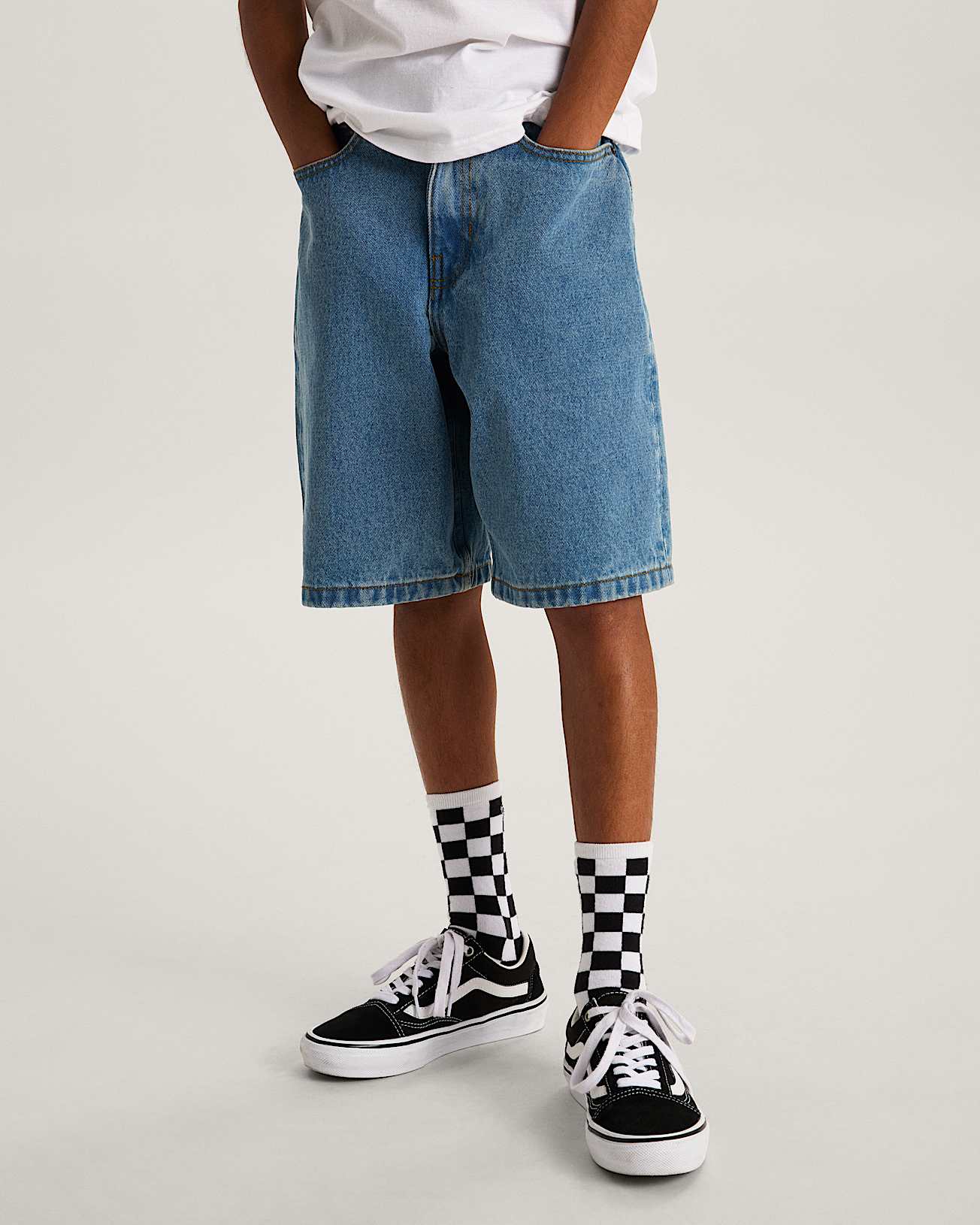 Pantaloncini Check 5 baggy denim - 8/20 ANNI