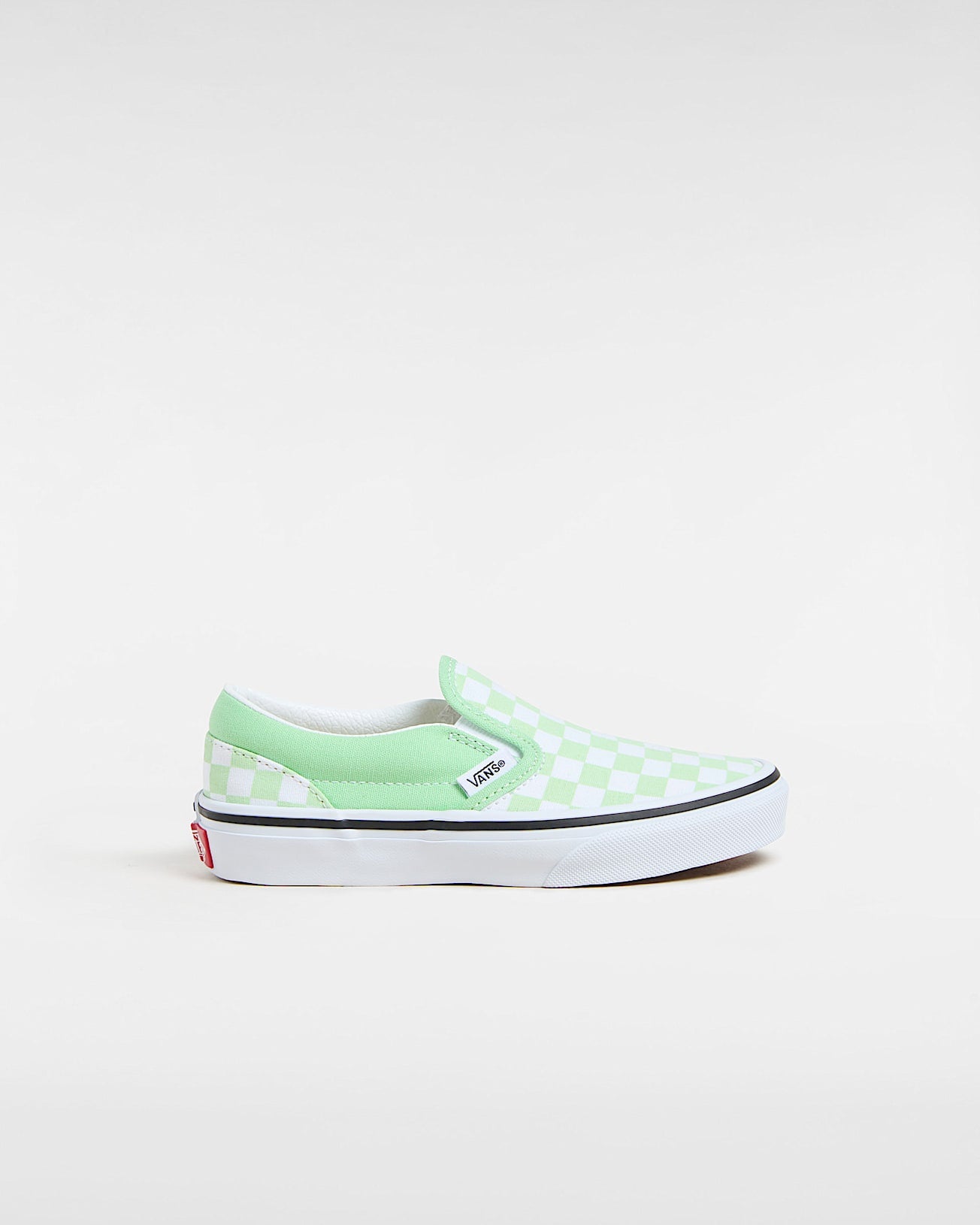 Vans Slip on check verde da bimbo