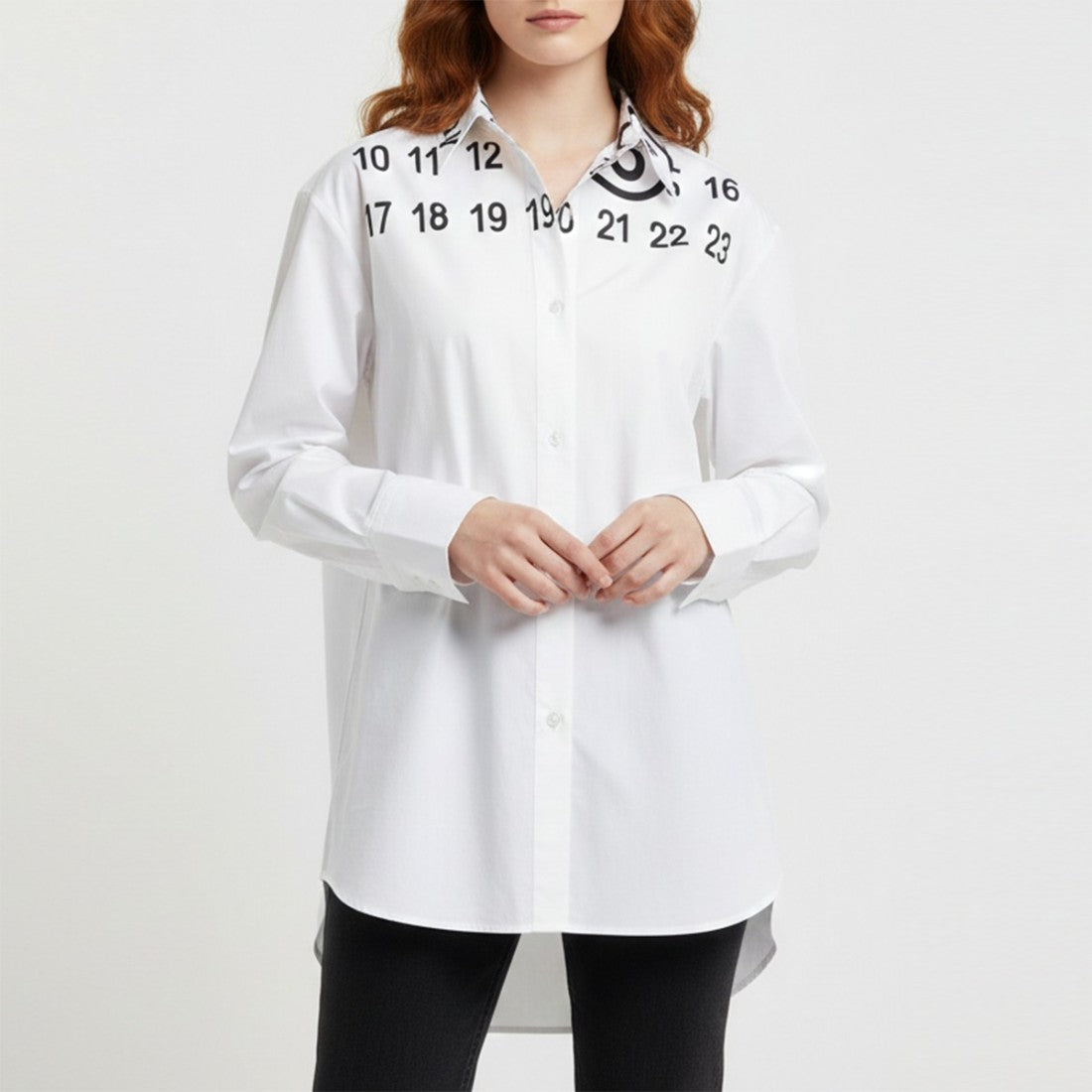 Camicia lunga Maison Margiela bianco -12/16 ANNI