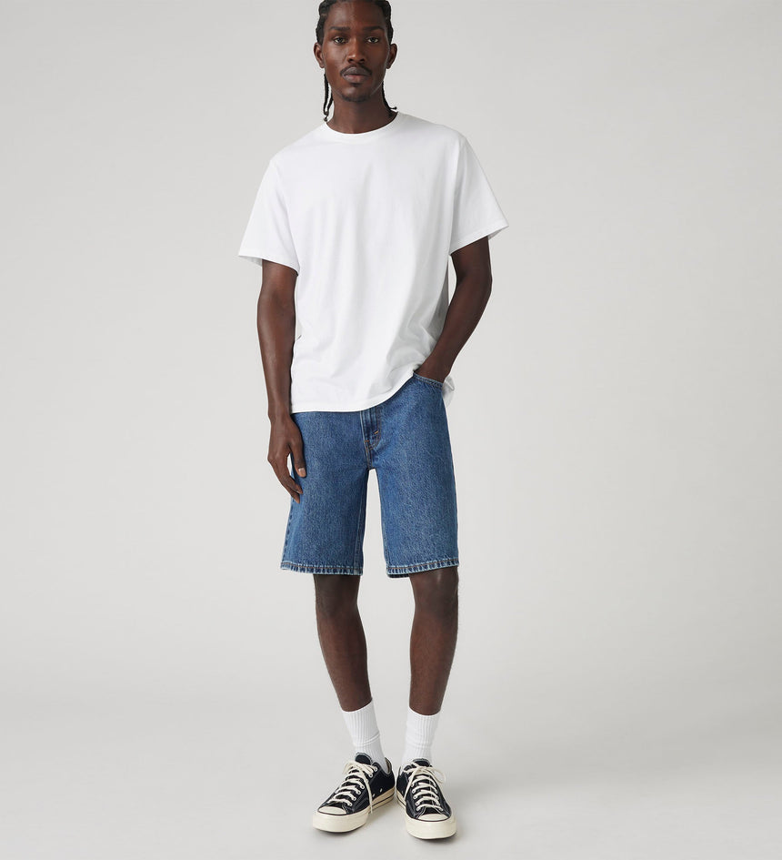 Pantaloncini Levi's® 454 in denim blu