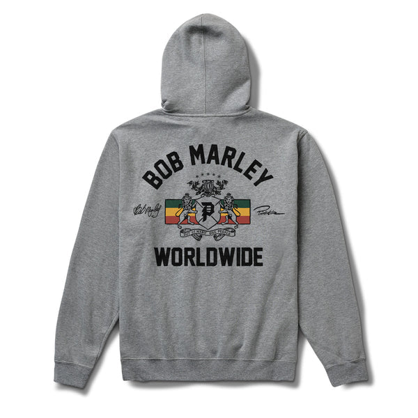 Felpa Heritage x Bob Marley con cappuccio grigio