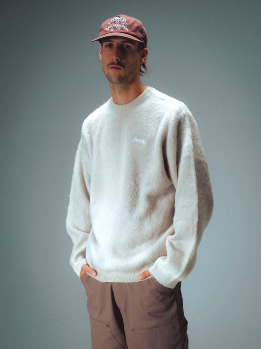 Maglione Blur Mohair panna