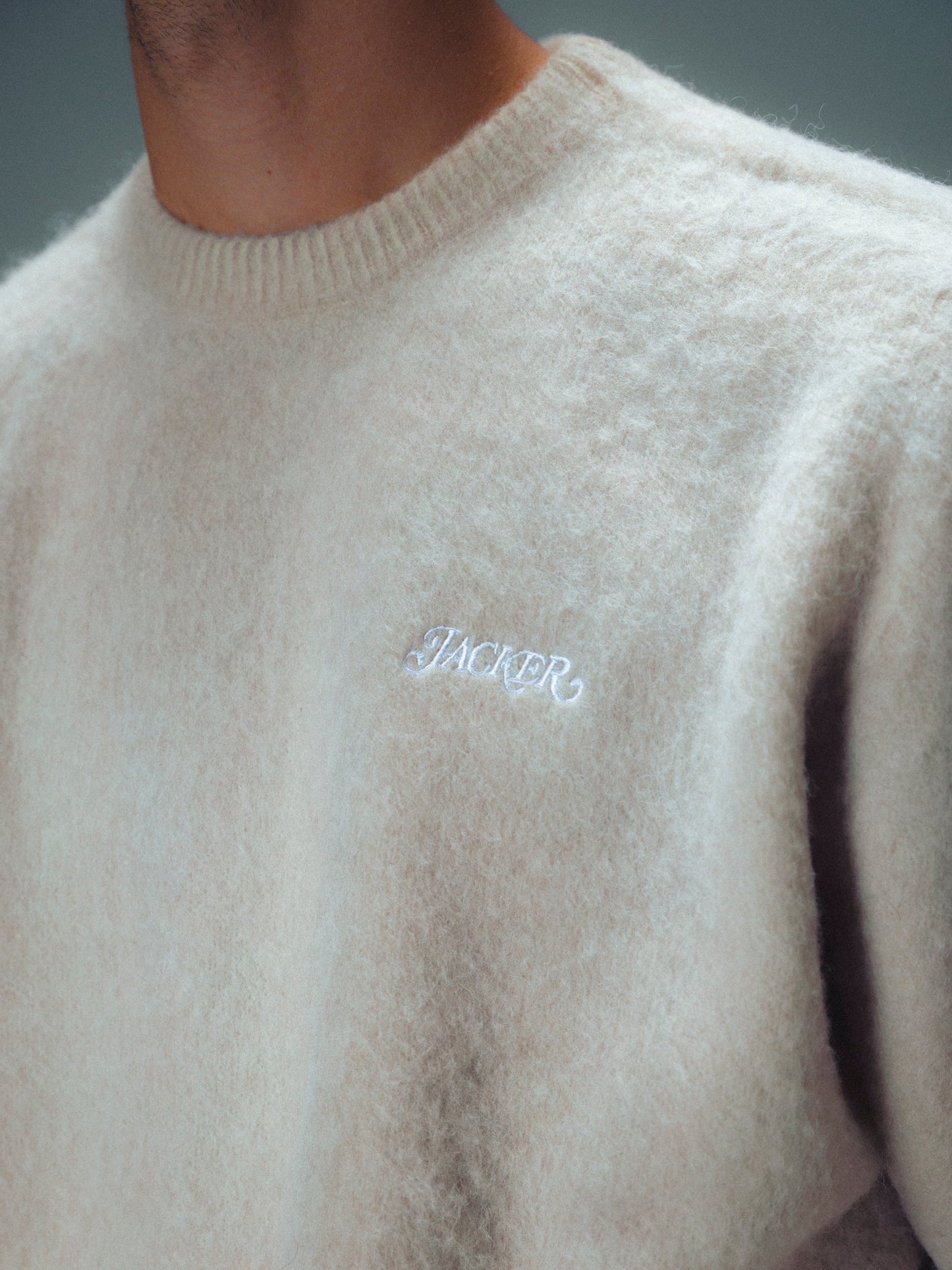 Maglione Blur Mohair panna