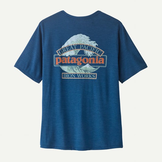 T-Shirt Cool daily in capilene blu