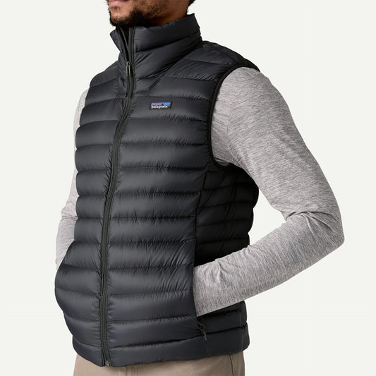 Gilet Down sweater nero