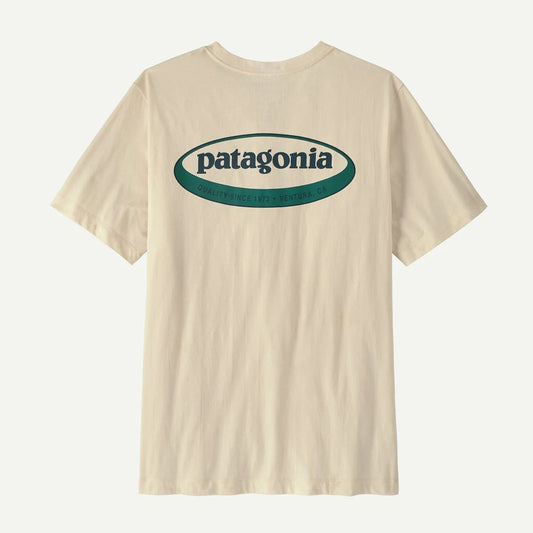 T-Shirt 95' oval logo panna