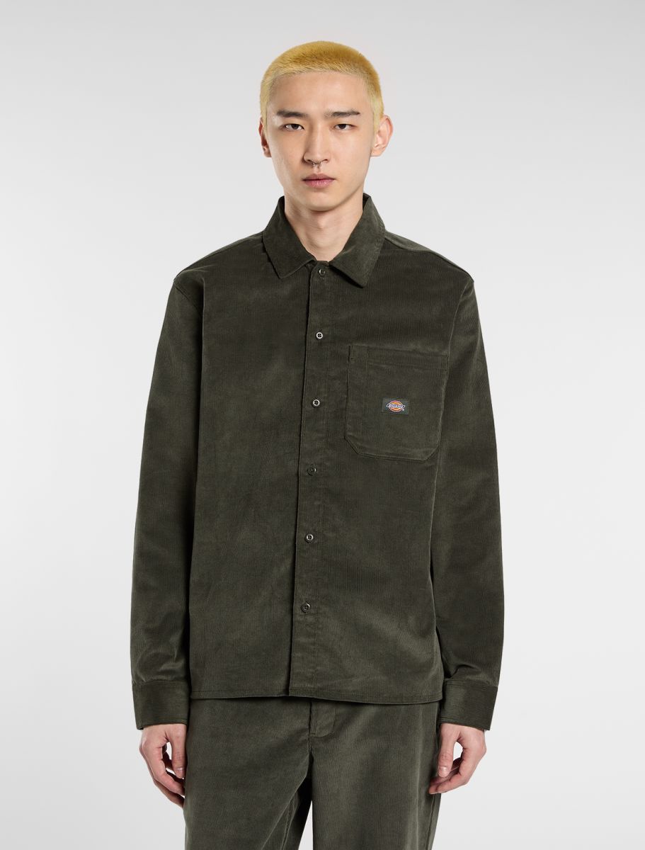 Camicia Corduroy verde