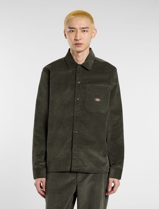 Camicia Corduroy verde